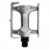 Origin8 Pro Lite Track Platform Pedals 9/16" Chromoly Axle Alloy Body Ano-Silver - 2 of 4