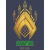 Justice League Movie Aquaman Logo and Trident Boy's Navy T-shirt - 2 of 3