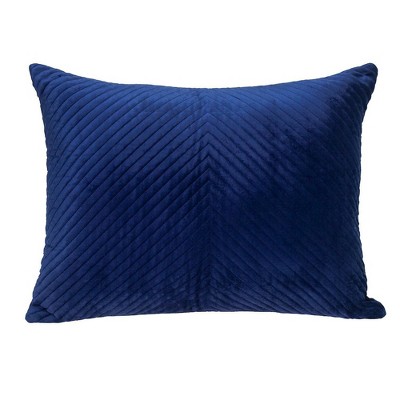 Parkland Collection,Miki Transitional Blue Lumbar Throw Pillow