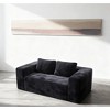 Kumasinova Cloud Loveseat Sofa Couch in a Box,Boneless Corduroy Couch with Memory Foam,Compressed No Assembly Small Couch for Apartment,Living Room - 3 of 3