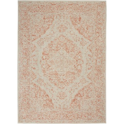 Nourison Tranquil Vintage Persian Center Medallion Area Rug
