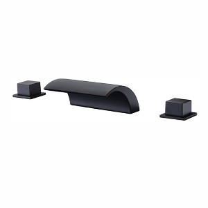 Sumerain Roman Tub Faucets  Deck Mount Oil Rubbed Bronze,Waterfall Tub Filler Faucet for High Flow - 1 of 4