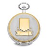 Black Bow Jewelry Charles Hubert Gold Tone Finish Two-tone White Dial 48mm Pocket Watch - 2 of 4
