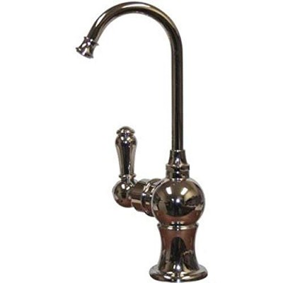 ALFI Point of Use Instant Hot Water Faucet with Gooseneck Spout and Self Closing Handle