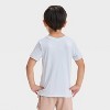 Toddler Boys' Short Sleeve Camping Icons Graphic T-Shirt - Cat & Jack™ Light Gray - 3 of 4
