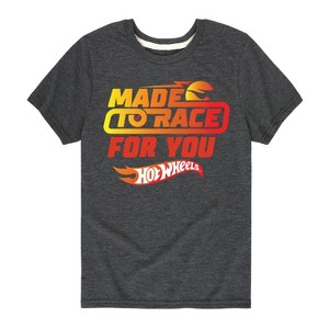 Boys' - Hot Wheels - Valentine's Made to Race Short Sleeve Graphic T-Shirt - 1 of 4