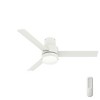 Hunter Fans 52" Gilmour Lighted Ceiling Fan Matte White Finish for Modern Outdoor Spaces - 3 of 4