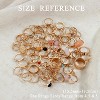 70 Pcs Vintage Crystal Ring Set Knuckle Rings for Women Bohemian Stackable Joint Rings Retro Boho Stacking - 2 of 4