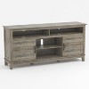 TV Stand for 63 in, Entertainment Center with Adjustable Shelves, Farmhouse TV Stand with Cabinet Doors,for Living Room, Bedroom - 4 of 4