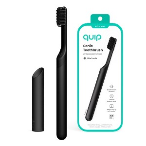 quip Sonic Electric Metal Toothbrush and Travel Case - 1 of 4