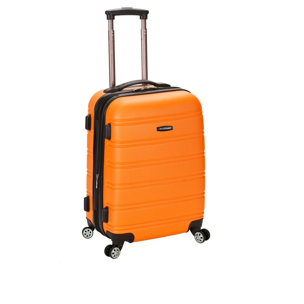 UPC 675478145050 product image for Rockland Melbourne Expandable Hardside Carry On Spinner Suitcase - Orange | upcitemdb.com