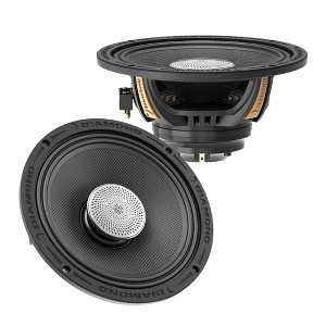 Diamond Audio MS82NEO2 Motorsport Series 8" Neodymium Full Range Coaxial Horn Speakers, Waterproof, 400w RMS 2-Ohm - 1 of 4