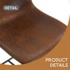 Set of 2 Modern Minimalist Style PU Material Bar Stools, suitable for kitchen - Leovsnove - 4 of 4