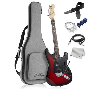 Ashthorpe 39-Inch Electric Guitar with S-S-S Pickups and Tremolo Bar, Full-Size Guitar Kit with Gig Bag and Accessories - 1 of 4