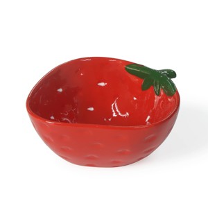 Novelty Ceramic Bowls Strawberry - Bullseye's Playground™ : Target