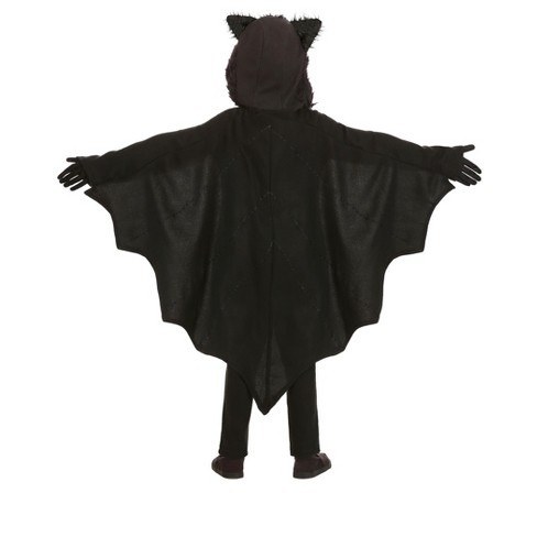 Halloweencostumes.com Large Child Fleece Bat Costume, Black : Target