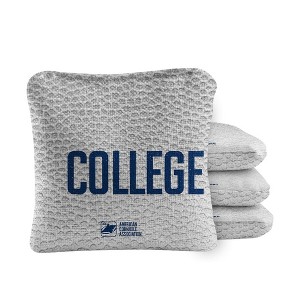Skip's Garage | Gameday College Town Synergy Pro Gray Cornhole Bags (Set of 4) - 1 of 4