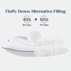 Standard Pillow Set of 2, Cooling Supportive Full - Size Pillows for Side Back Sleepers - 3 of 4