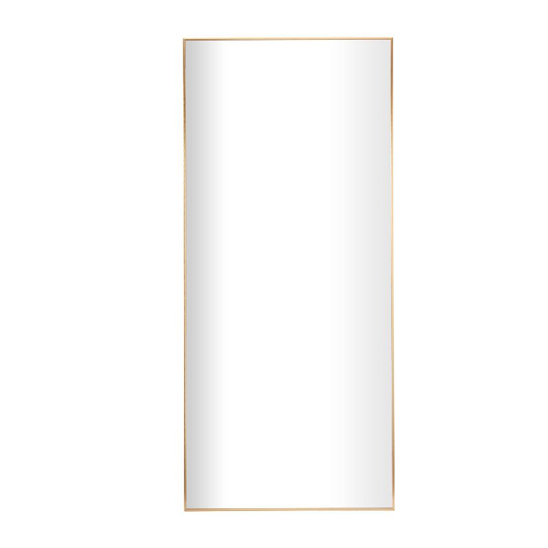 Metal Wall Mirror with Thin Frame Gold - CosmoLiving by Cosmopolitan, 2 of 6