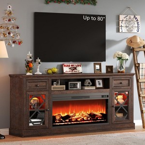 70" Large LED Media Entertainment Center for 80" TVs - 1 of 4