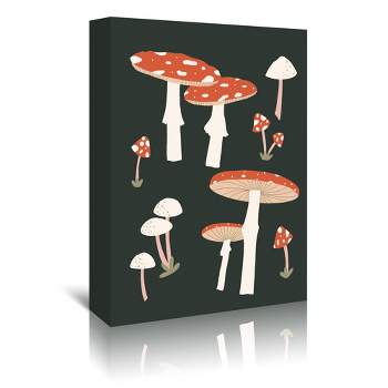 Big Dot Of Happiness Wild Mushrooms - Red Toadstool Wall Art And ...