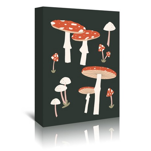 Americanflat Botanical Wall Art Room Decor - Mushrooms By Artprink ...