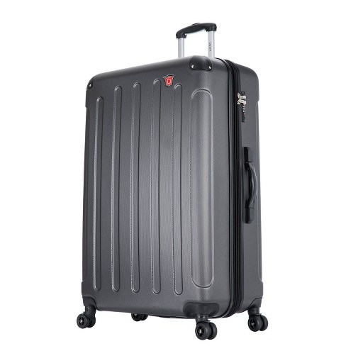 Dukap Intely Hardside 31 Large Checked Spinner Suitcase With Integrated  Digital Weight Scale - Gray : Target