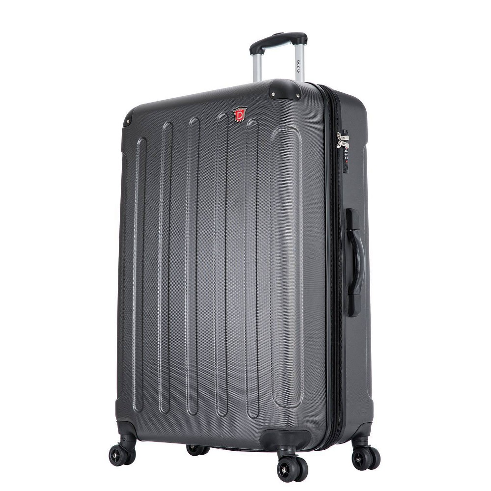 Photos - Luggage Dukap Intely Hardside 31" Large Checked Spinner Suitcase with Integrated D 