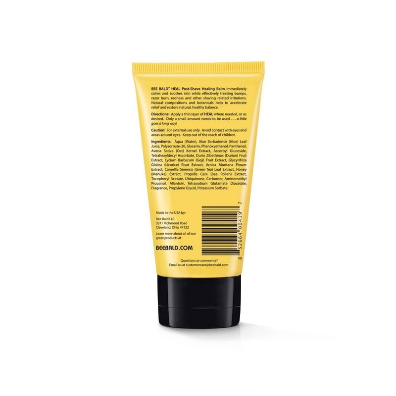 Bee Bald Head and Face Post Shave Healing Balm - 2 fl oz, 3 of 9