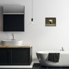 Stupell Industries Deco Style Glam Bathroom Black Framed Giclee Art - 2 of 4