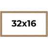 PosterPalooza | 32x16 Wood Antique Frame with UV Acrylic, 4 Finishes: Bronze, Gold, Silver, and Black - 2 of 4