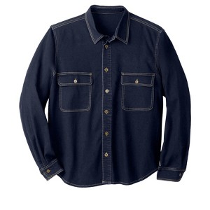 KingSize Knit Denim Shirt - 1 of 3