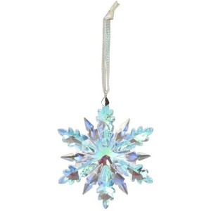 Old World Christmas Blown Glass Ornament for Christmas Tree, Radiant Crystal Snowflake - 1 of 4