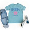 The Juniper Shop Florida The Sunshine State Youth Short Sleeve Tee - M - Ocean - 4 of 4