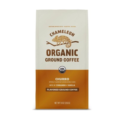 Chameleon Organic Churro Flavored Light Roast Ground Coffee - 9oz