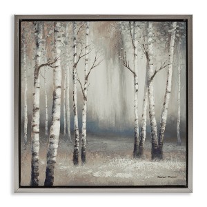Stupell Industries Misty Birch Tree Forest Landscape, 18" x 18" - 1 of 4
