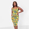 Rebdolls Women's Isla Tropical Print Bodycon Midi Dress - 2 of 4
