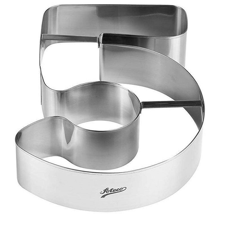 Ateco Extra Large Number Cake Cookie Cutter, 1 of 4