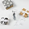 Pavilion Gift Company - Feline Fine - 14 oz Double-Walled Glass - Drinkware - 3 of 4