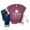 Simply Sage Market Women's Teacher Vibes Cursive Apple Short Sleeve Graphic Tee - 3 of 4
