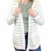 Women's Classic Striped Cardigan - Plus - be cool - 3 of 4