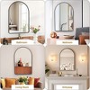 Whizmax Bathroom Mirrors, Arch Mirror, Arched Wall Mirror, Bathroom Vanity Mirror for Living Room Bedroom Entryway Hallway,Anti-Rust,Black - 4 of 4