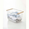 Yamazaki Home - Wire Basket - Two Sizes - Steel + Wood - 2 of 4