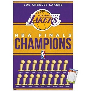 Trends International NBA Los Angeles Lakers - Champions 23 Unframed Wall Poster Prints - 1 of 4