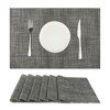 Unique Bargains Dining Table Durable Woven Vinyl Placemats 18 x 12 Inches 6 Pcs - 3 of 4