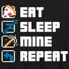 Boys' - Instant Message - Gamer Eat, Sleep, Mine, Repeat Short Sleeve Graphic T-Shirt - 2 of 4