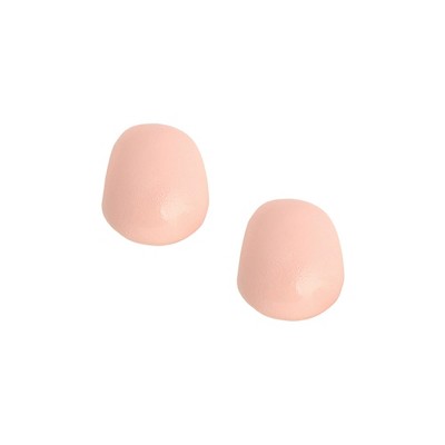 SOHI Women's Baby Pink The Small Semi-Chunky Hoop Earrings