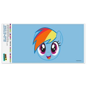 My Little Pony Rainbow Dash Face Automotive Bumper Sticker - 1 of 4
