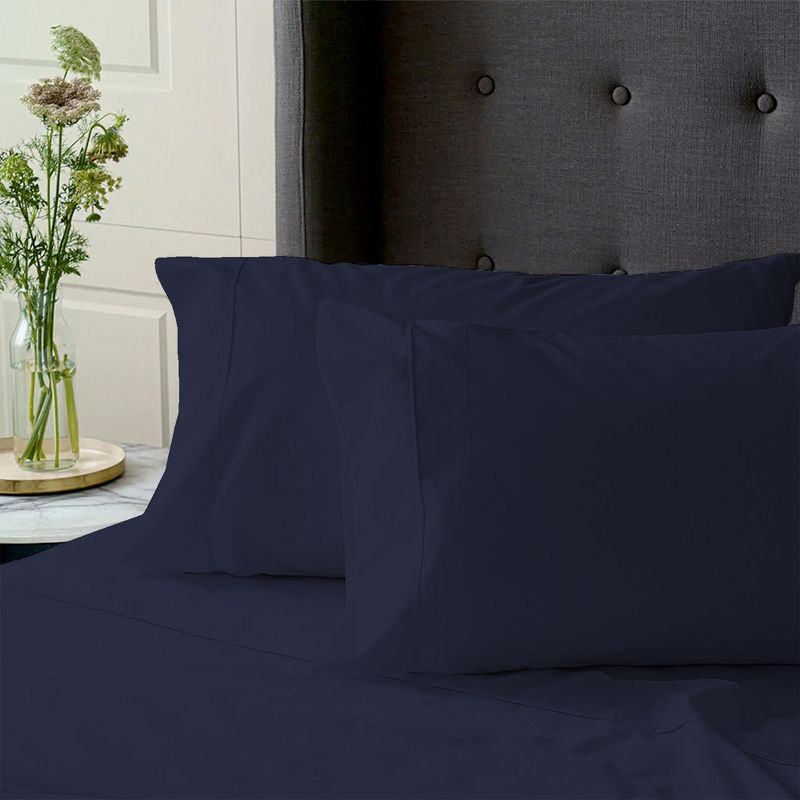 Color Sense 100% Cotton Cool & Crisp Percale Weave Pillowcases, 4 of 6
