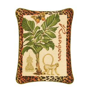 C&F Home 14" x 18" Rangoon Needlepoint Pillow - 1 of 4